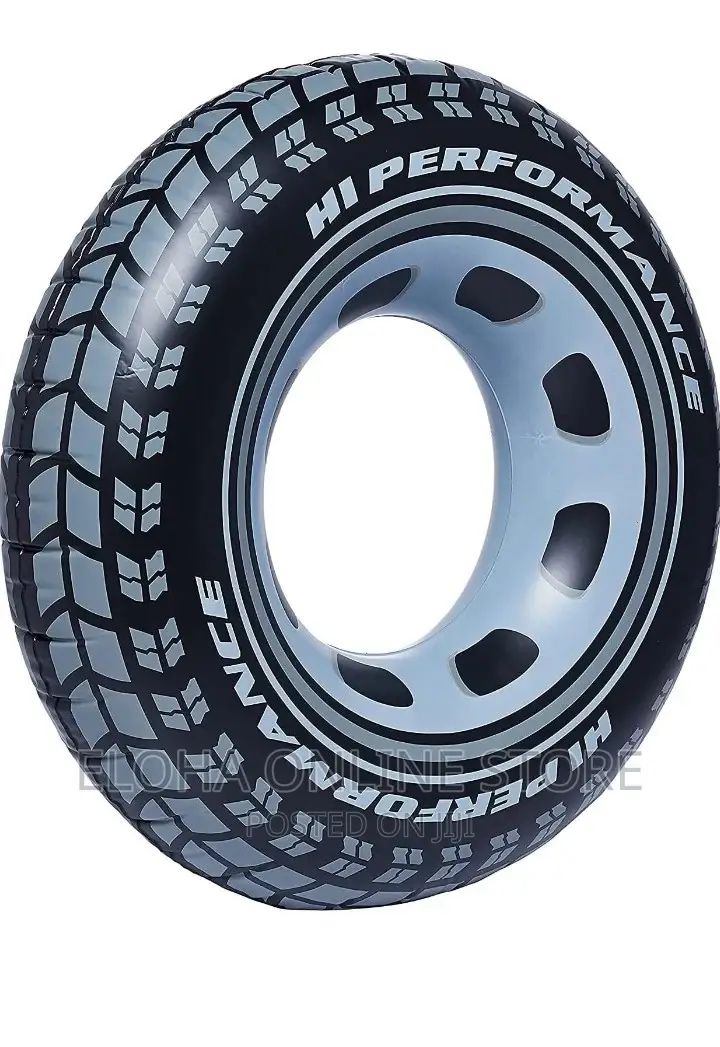 Tyre Style Inflatable Swim Ring With a Pump