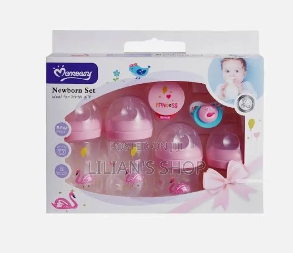 Momeasy New Born Baby Feeding Bottle Set