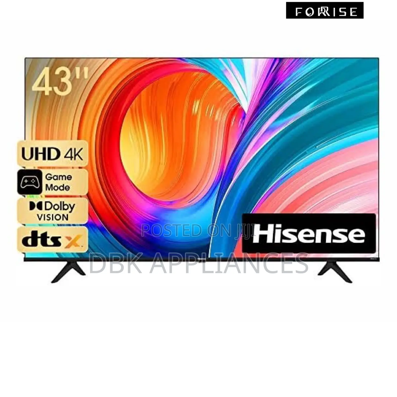 Hisense 43inch Smart 4uhd Smart TVS Available