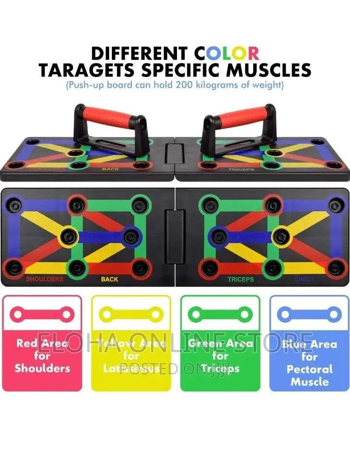 4 Ways Training Push Up Board