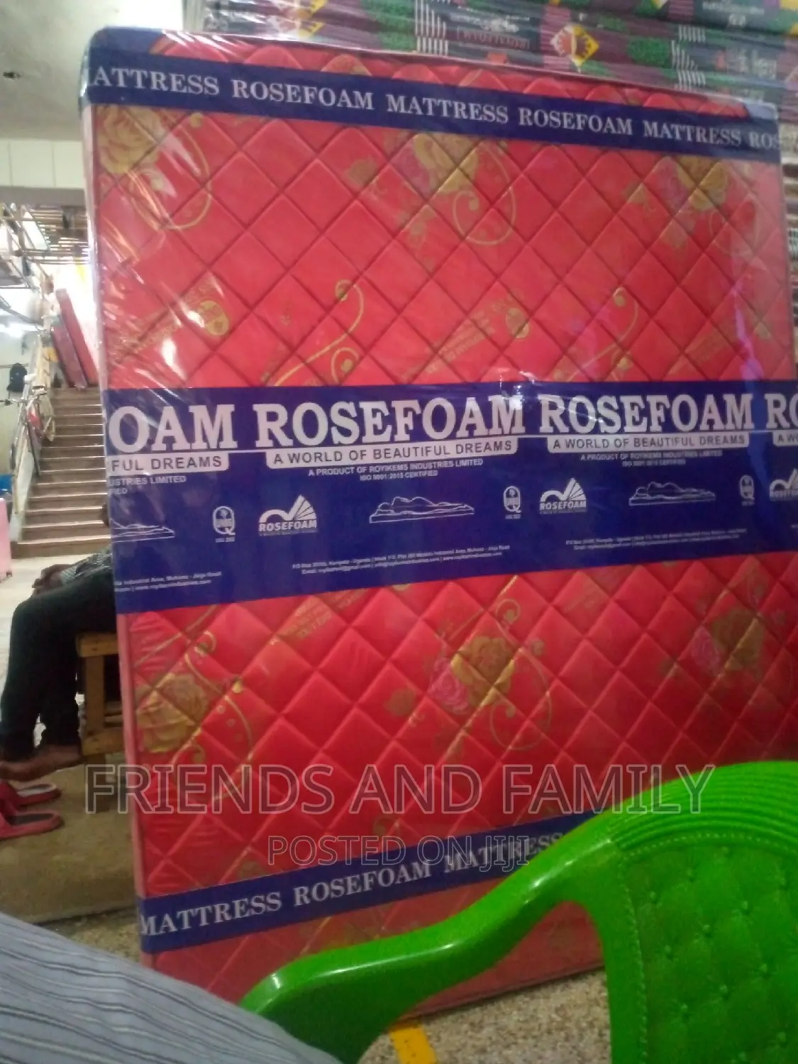Rose Foam Dulexe Mattress 6*6*6.Inches