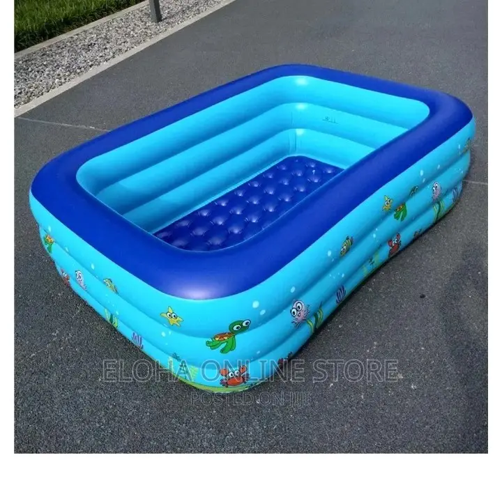 Three Ring Rectangular Swimming Pool