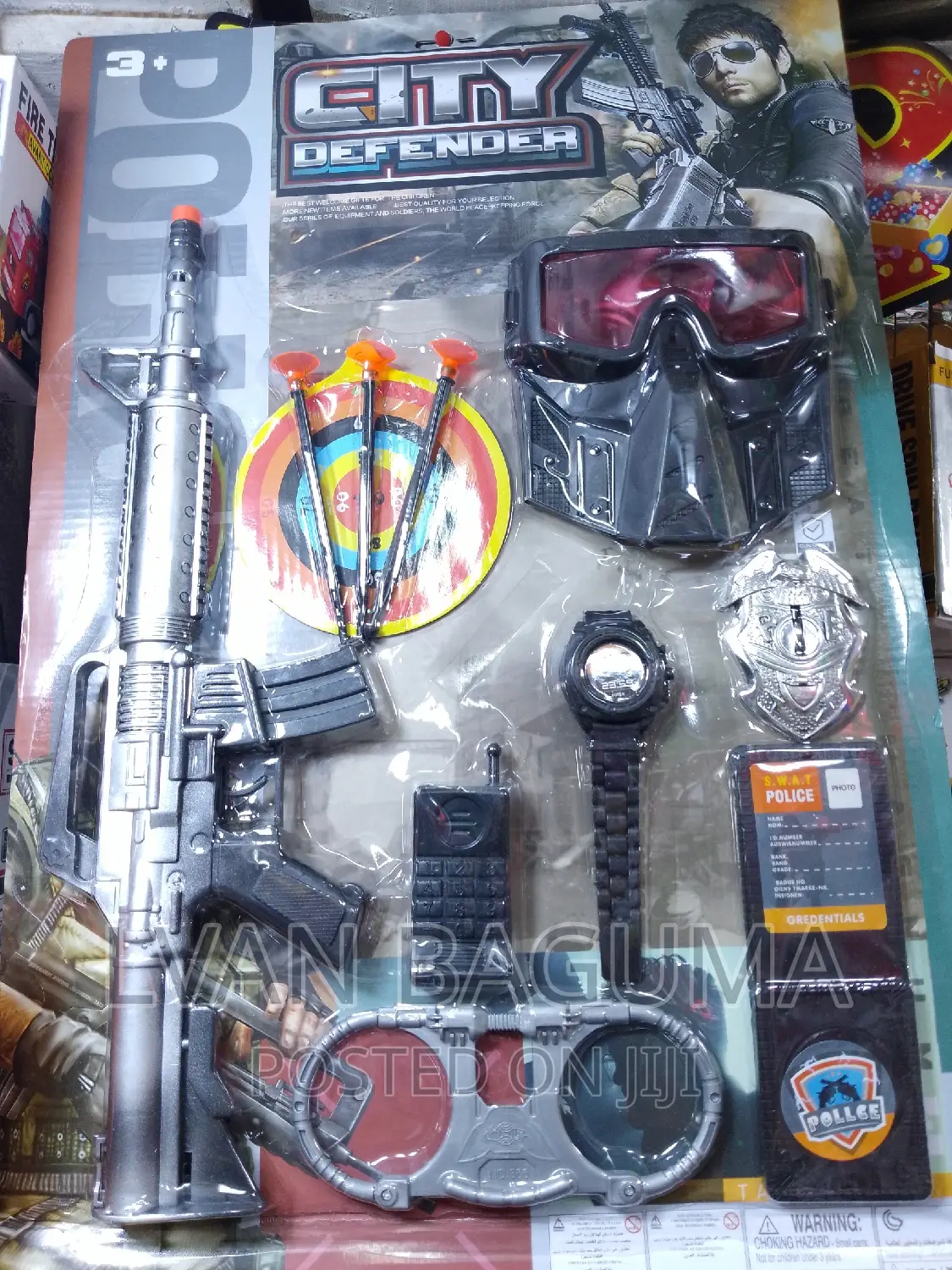 Police Work Tool Set Toy for Kids - 8 Tools in 1