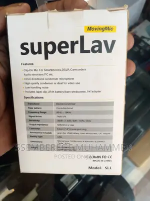 Superlav Microphone Micro_cravate