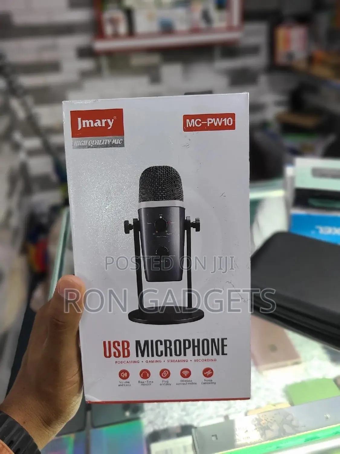 Jmary Condesor Mic (With Inbuilt Sound Card)