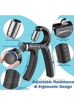 5-60 Kg Adjustable Heavy Duty Hand Grip Trainer