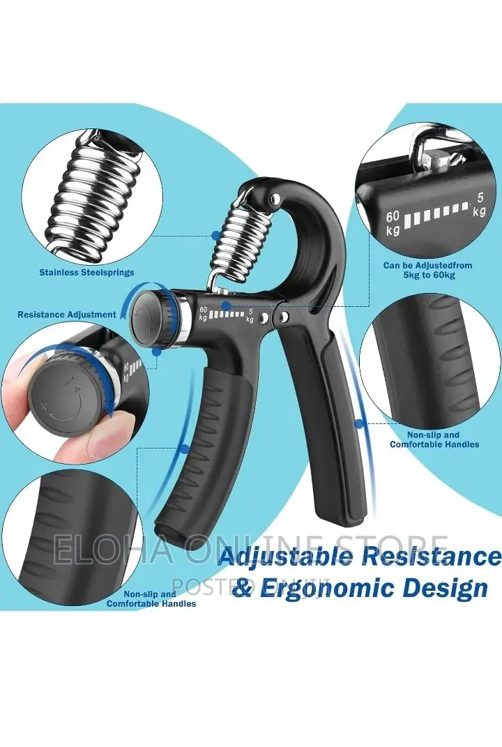 5-60 Kg Adjustable Heavy Duty Hand Grip Trainer