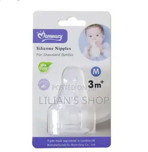 Apair Of Wide Neck Baby Bottle Nipples