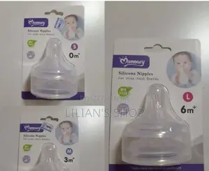 Apair Of Wide Neck Baby Bottle Nipples