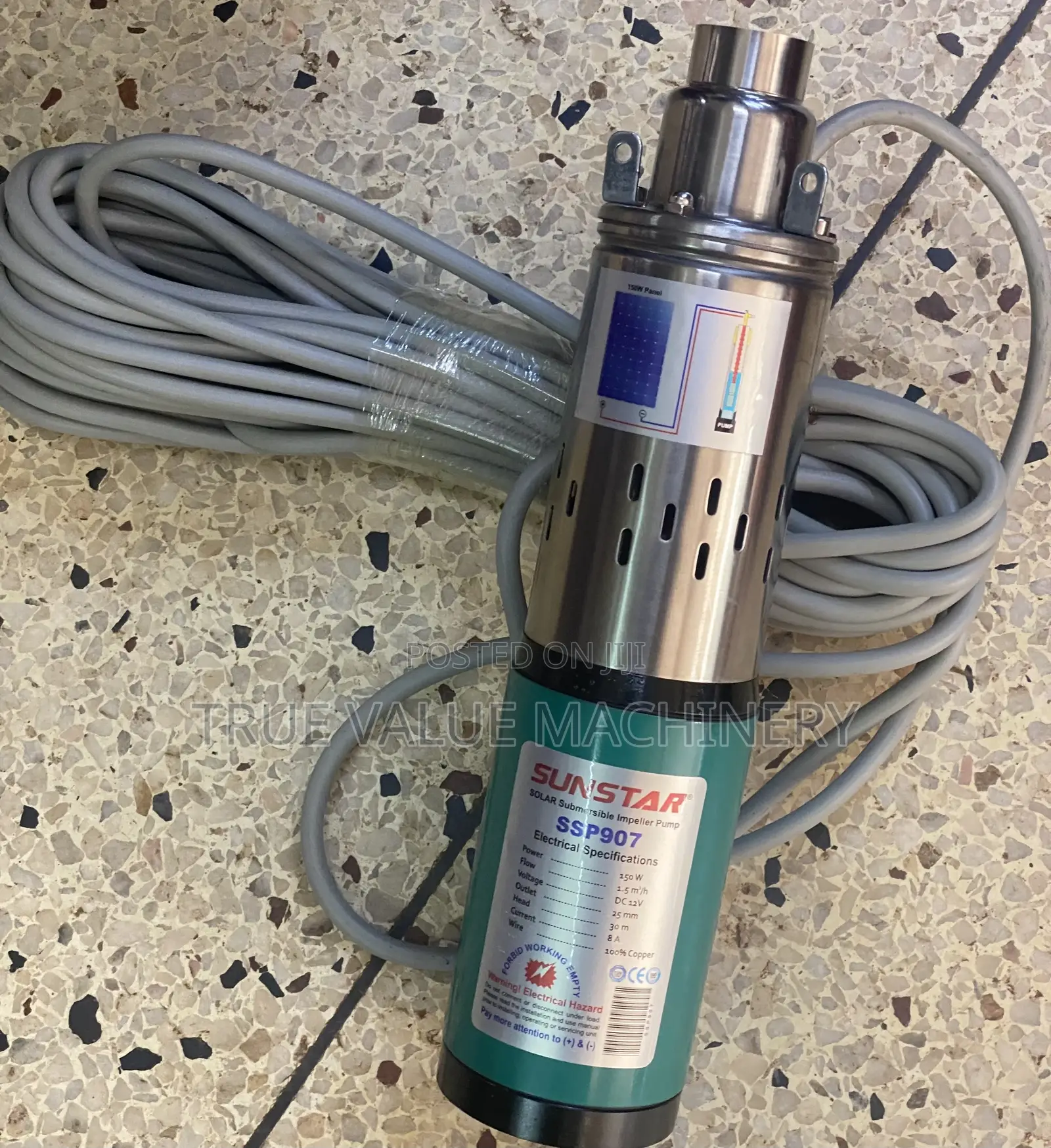 Solar Water Pump 30m , 150 W