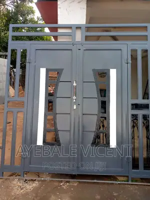 Opening Front Doors at Vicentz Steal Work's