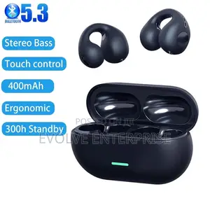 T75 Ear-clip Bluetooth Headphones Bone Conduction Earphone W