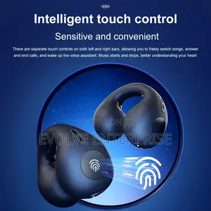 T75 Ear-clip Bluetooth Headphones Bone Conduction Earphone W