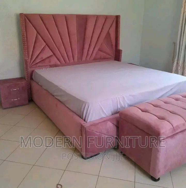 Pink Queens Bed of 6 X 6 Feet Call