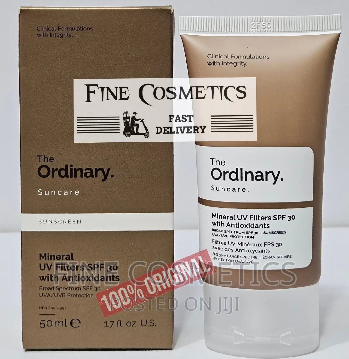 The Ordinary Suncare Mineral UV Filters SPF30 Sunscreen UVB