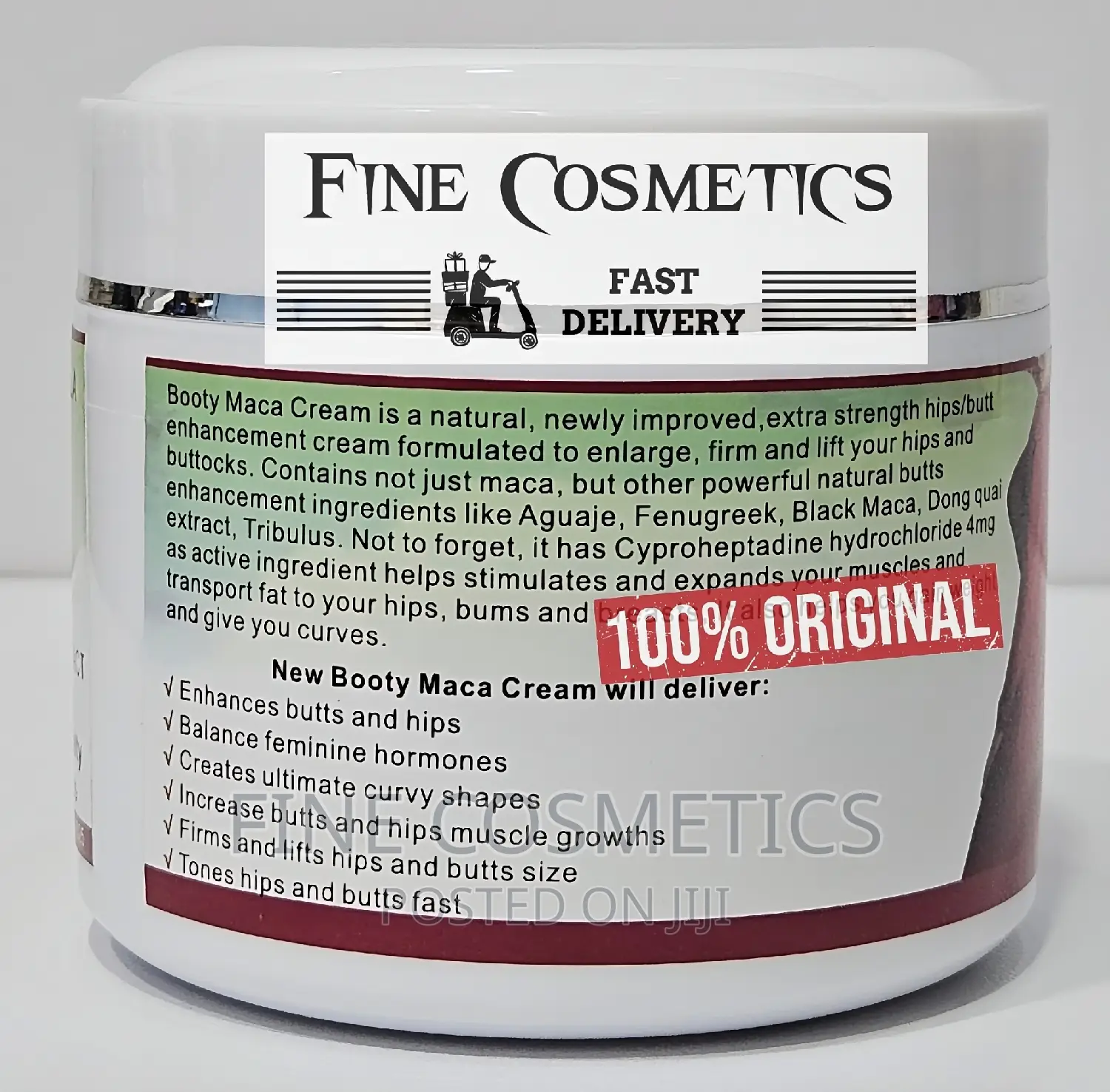 Big Booty Curve Maca Hip/ Buttocks Enlargement Massage Cream