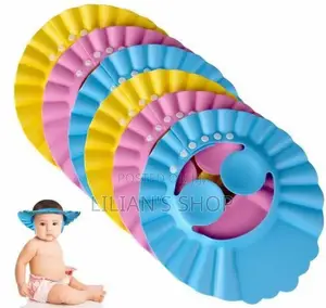 Ear Flaps Soft Baby Shower Caps