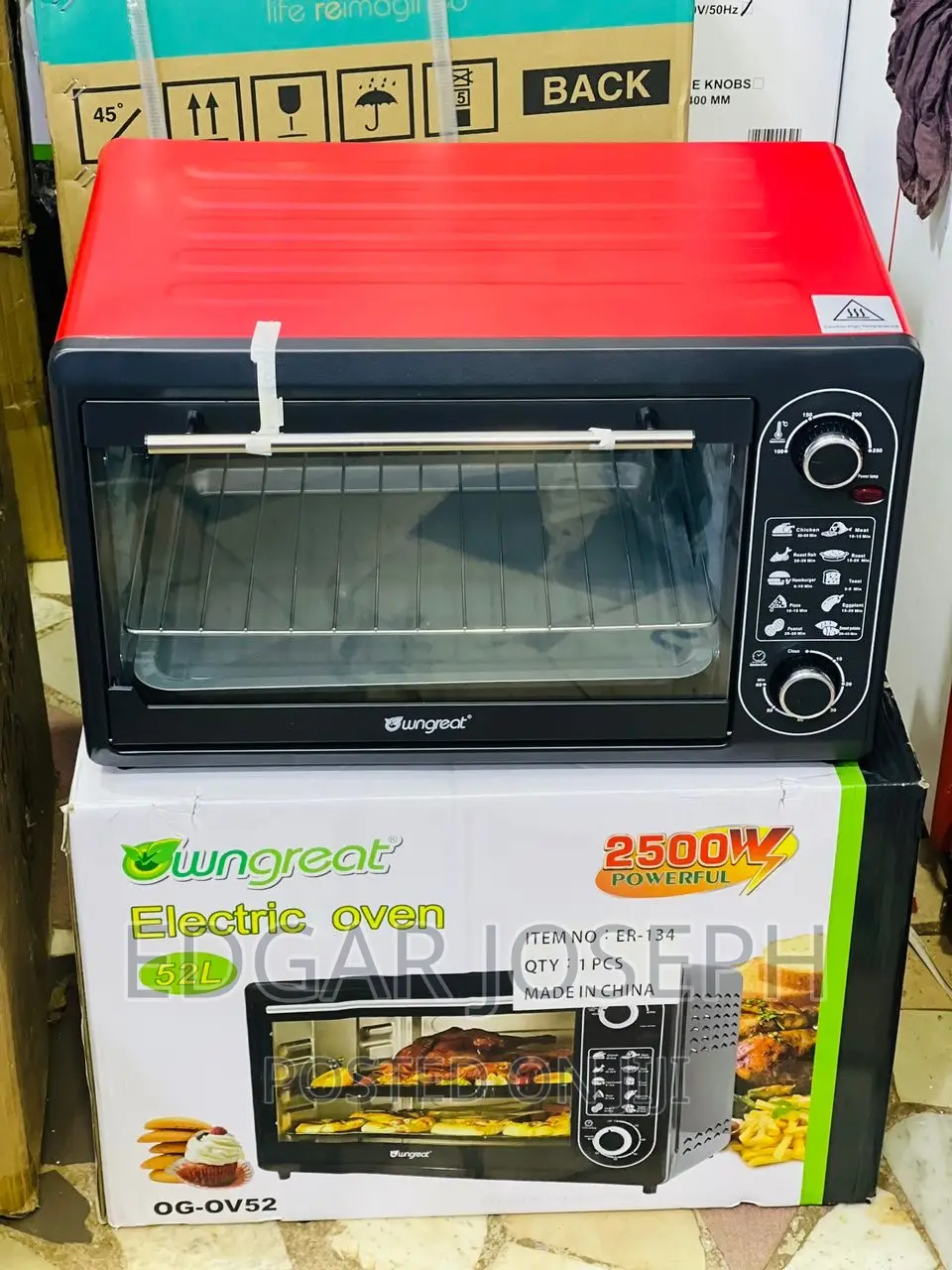 Electric Oven 52L