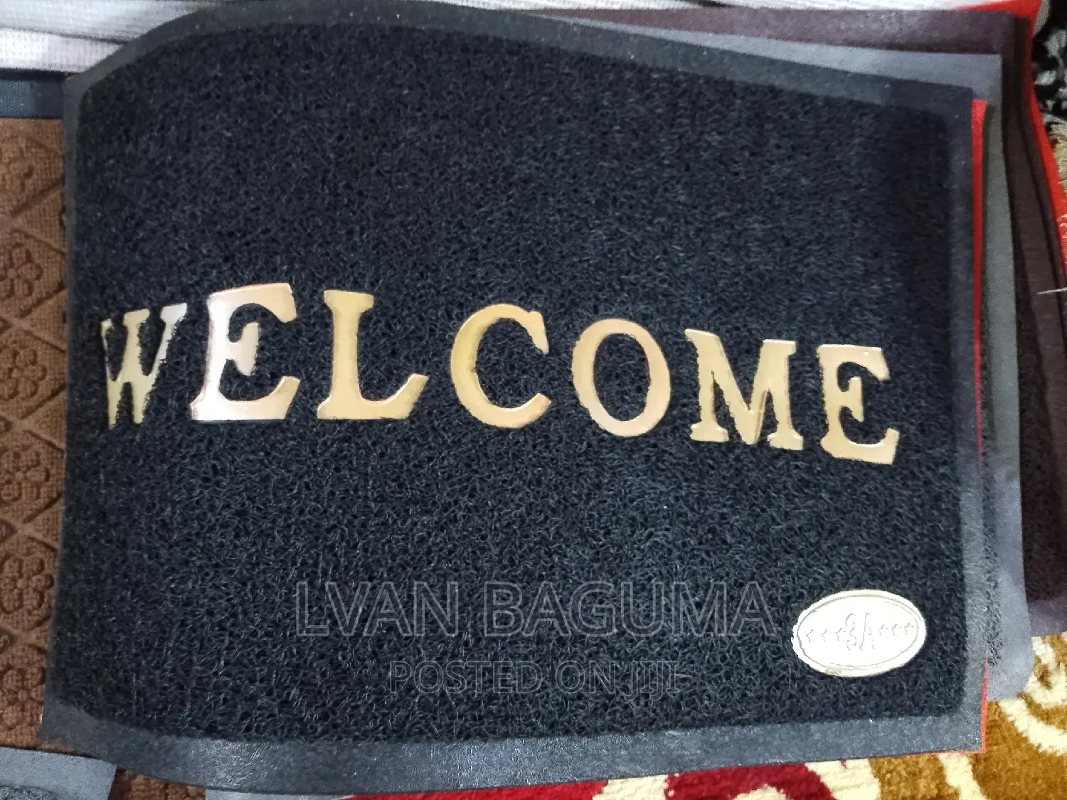Anti Slip PVC Welcome Door Mats - Small Size (23 × 15inches)