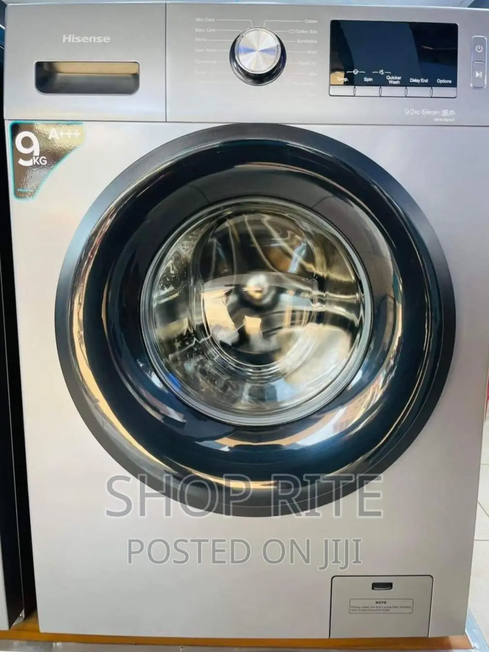 Hisense Washing Machine's 9kgs Front Loader 2 Years Warranty