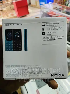 New Nokia 105 Black