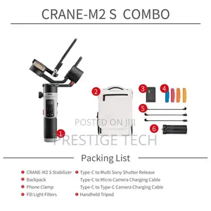 Zhiyun Crane M2S Video Camera Gimbal Combo