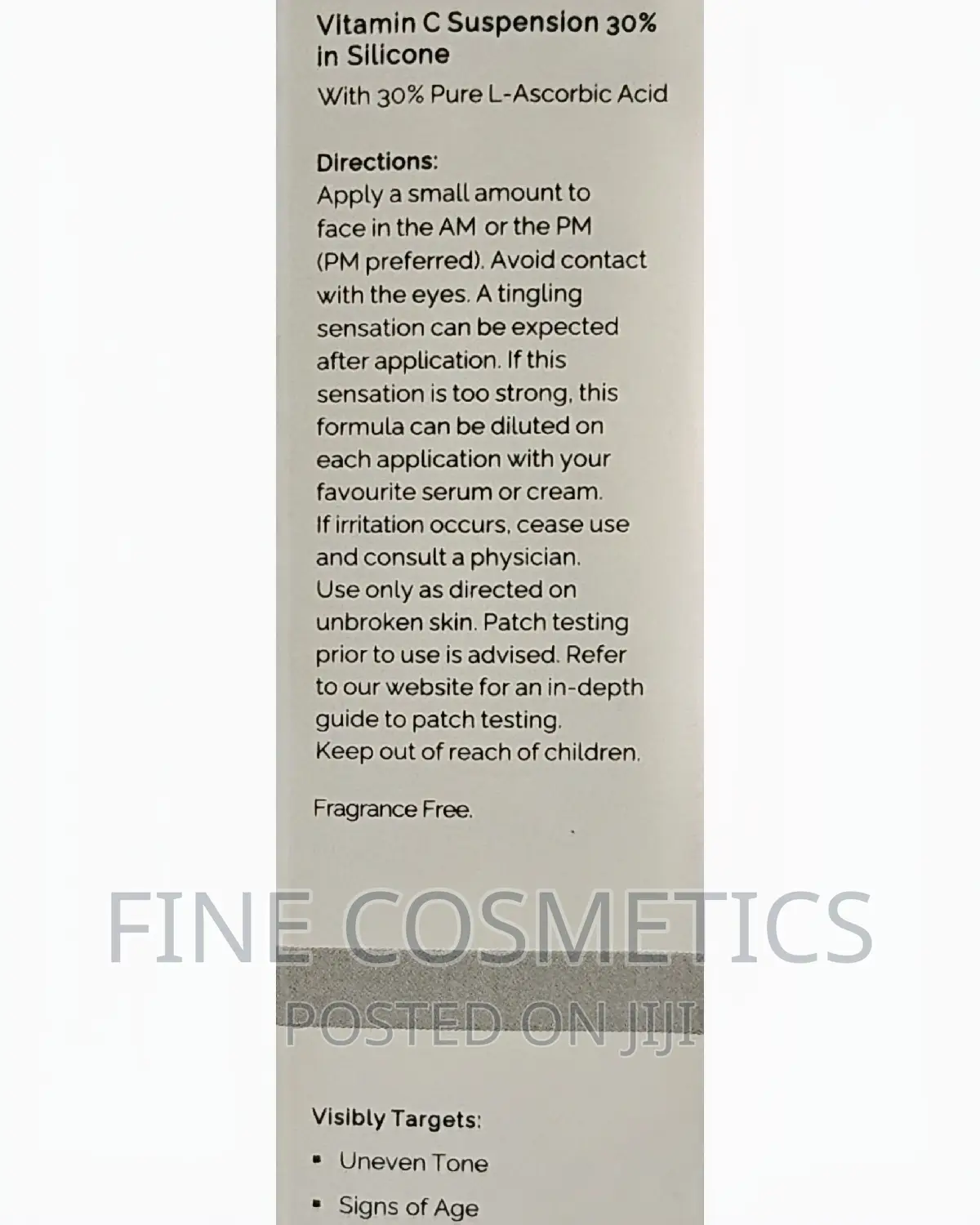 The Ordinary Vitamin C Suspension 30% in Silicone Anti-Aging