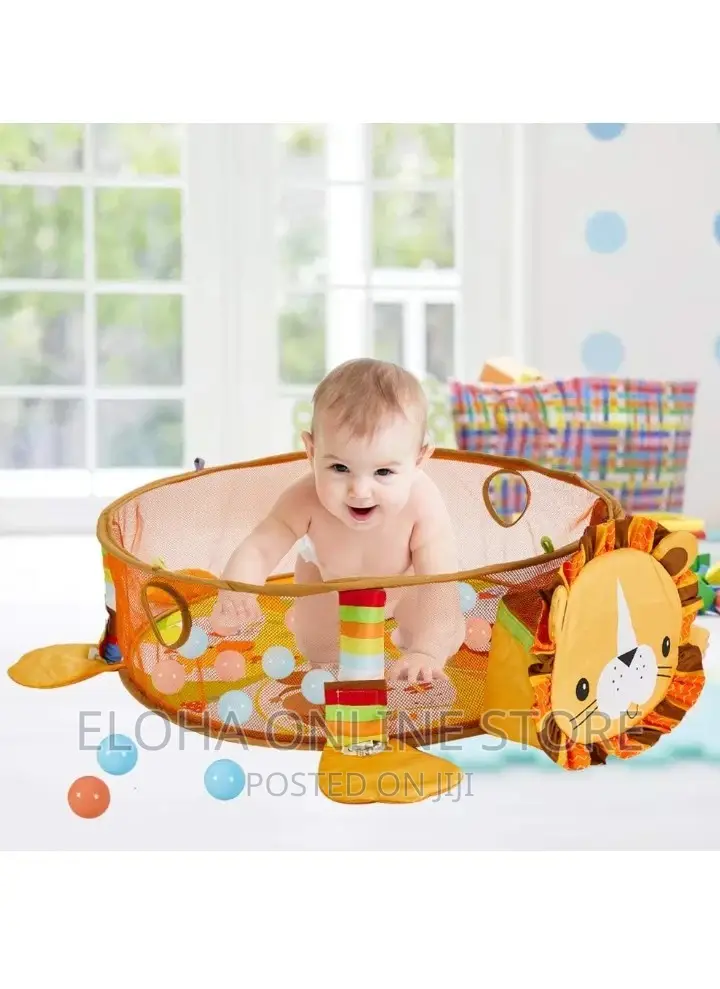 3 in 1 Baby Play Mat Kids Educational Puzzle Carpet Lion
