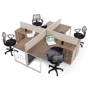 A Four Sitting Cavework Station With 4 Drower .