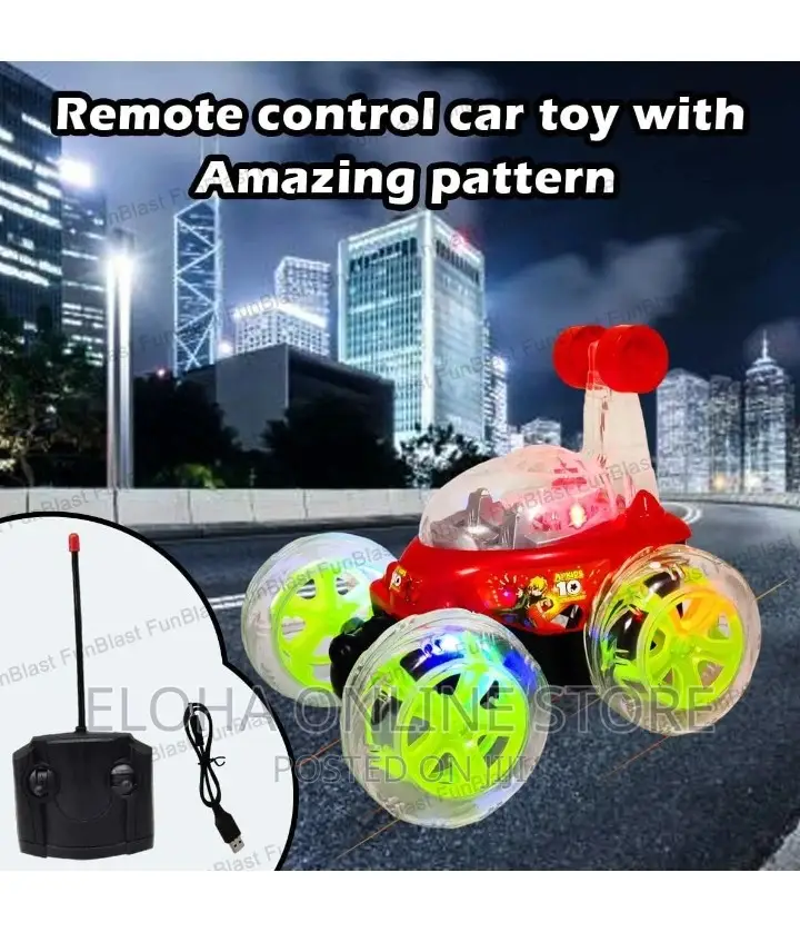Kids Remote Controlled RC Stunt Car