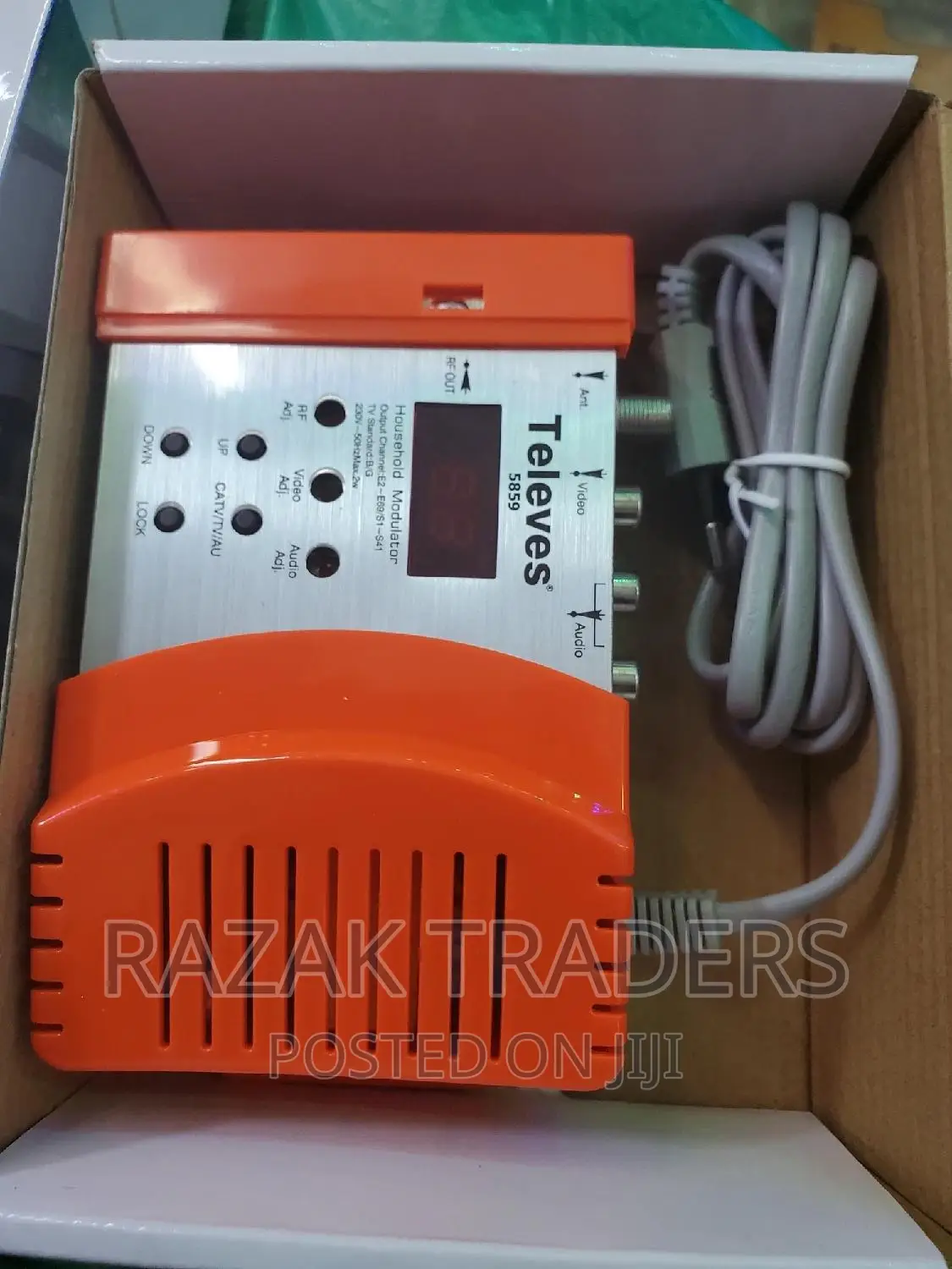 Televes Home RF Modulator, Audio Video TV Converter