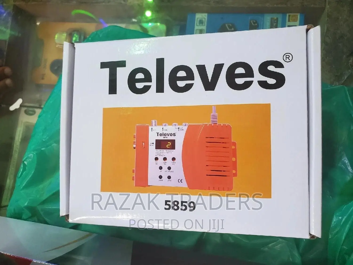 Televes Home RF Modulator, Audio Video TV Converter