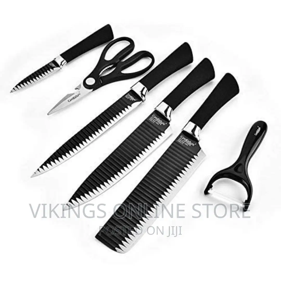 6 Piece Original Knife Set- Black