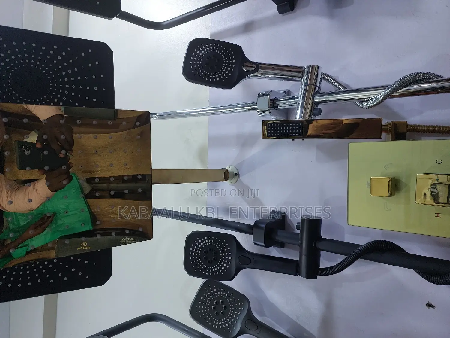 Concealed Shower Mixers(Black vs Gold vs Bronze Colours)