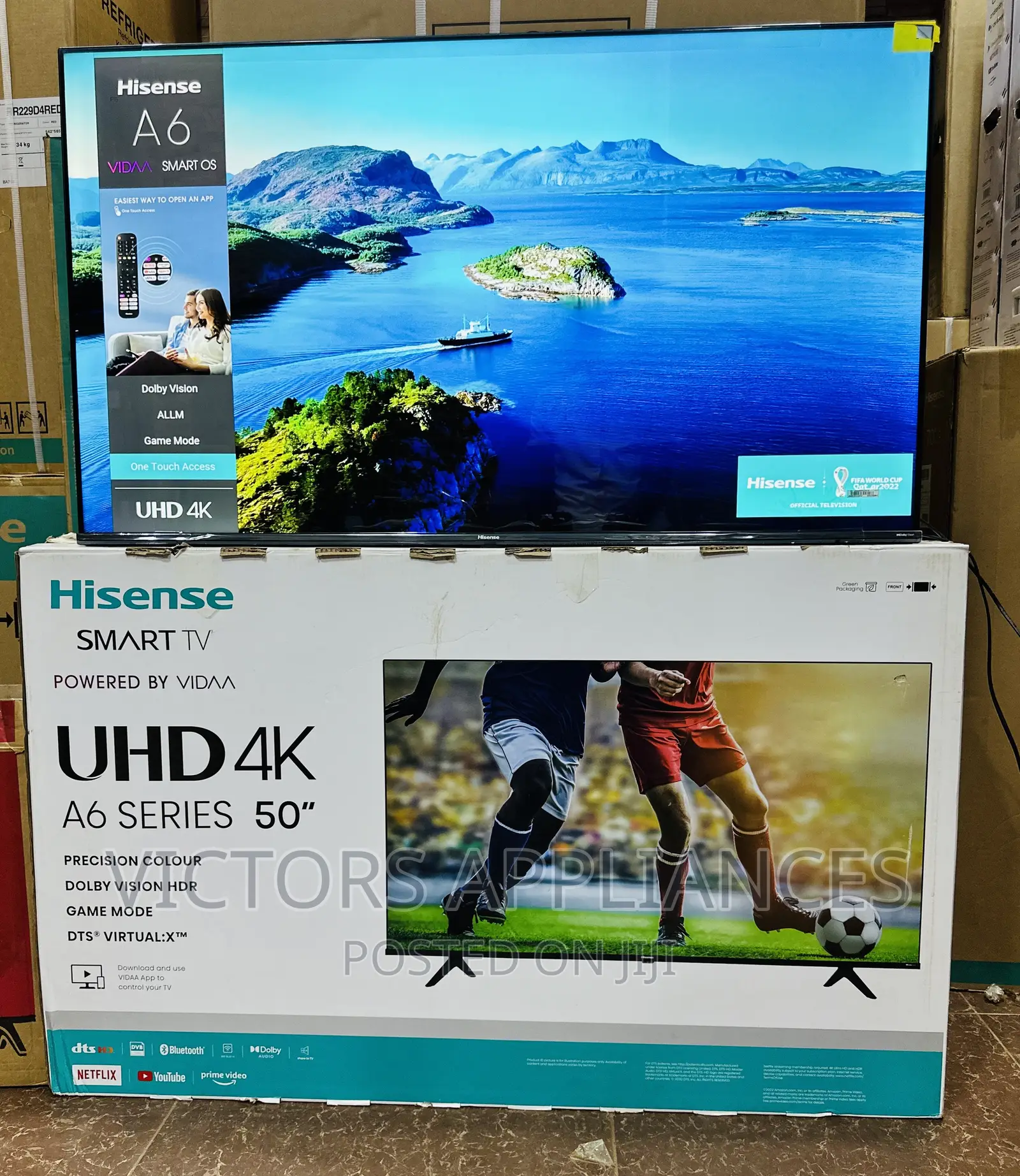 Hisense 50inch UHD Smart Tv Powered by VIDAA