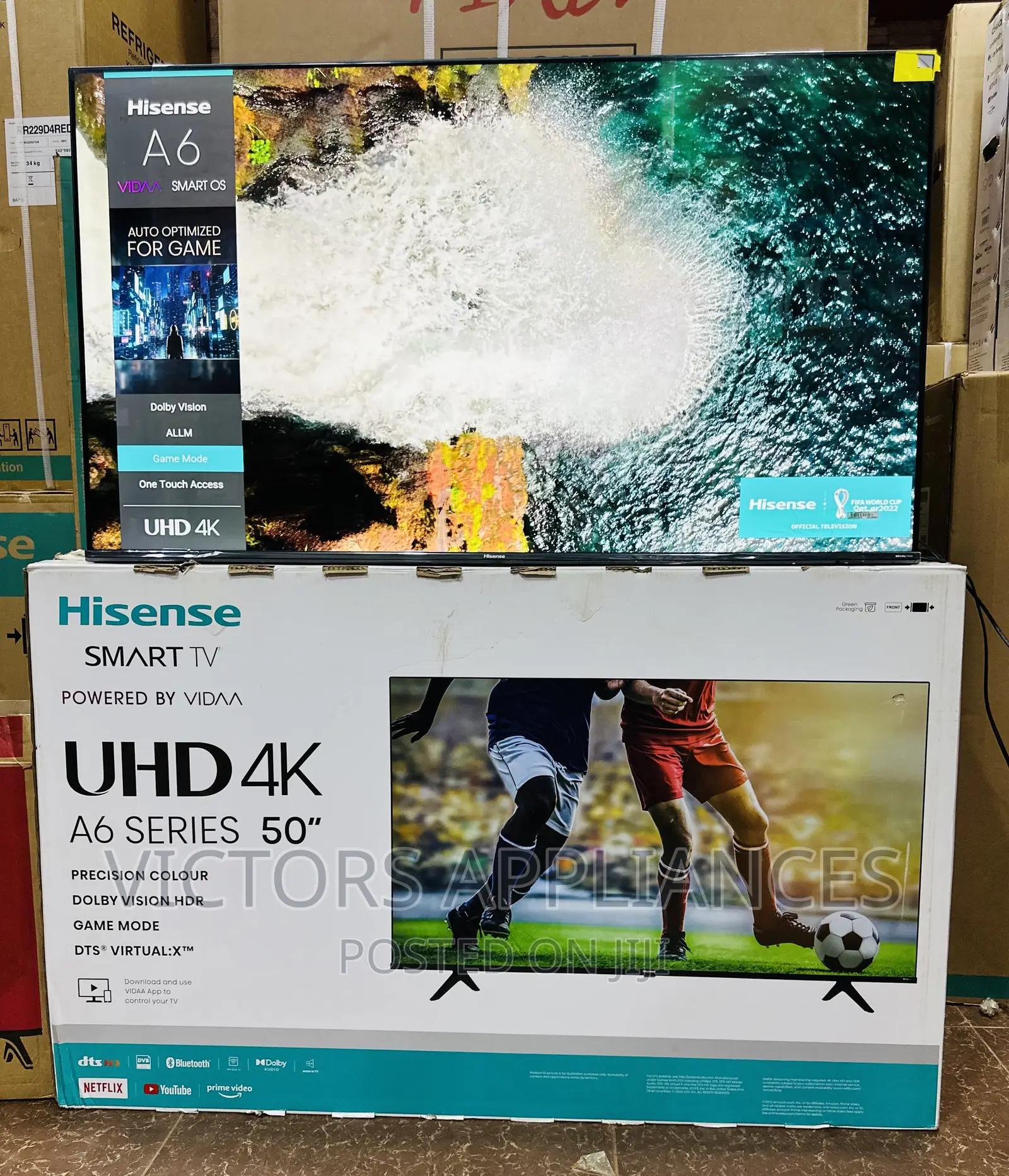 Hisense 50inch UHD Smart Tv Powered by VIDAA