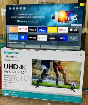 Hisense 50inches UHD Smart Tv Powered by VIDAA Os