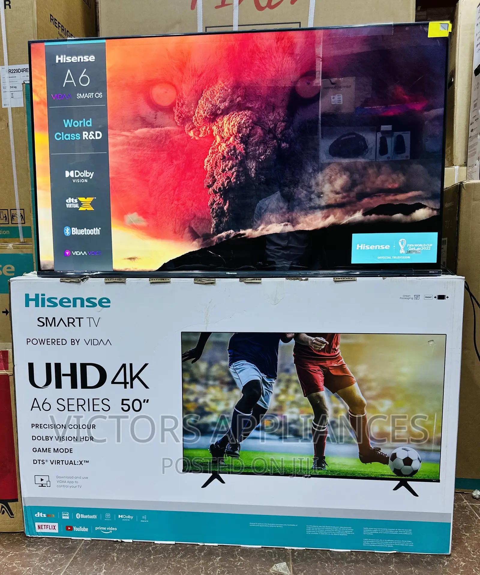 Brand New Hisense 50” UHD Smart Tv