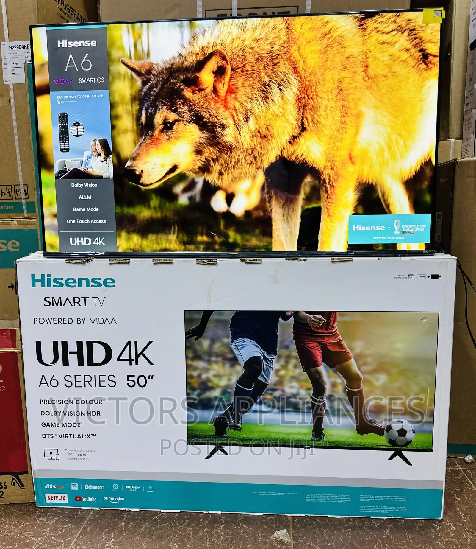 Brand New Hisense 50” UHD Smart Tv Frameless