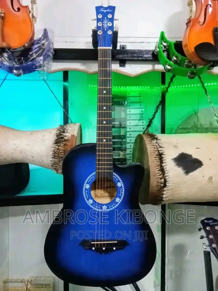 Dream Maker Multicolored Acoustic Guitar With FREE Plectrum.
