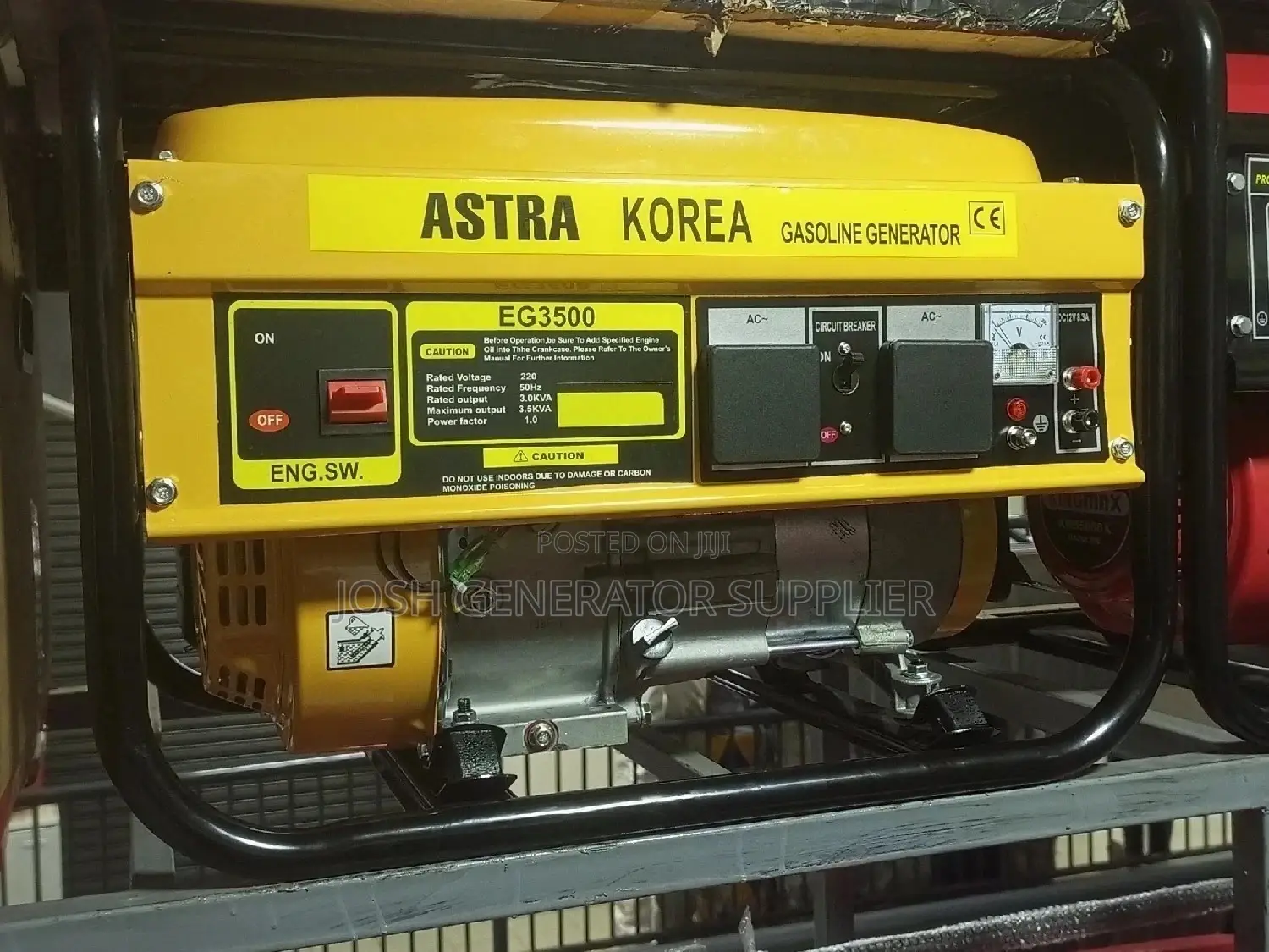 Astra Korea 3.5kva Gasoline Generator