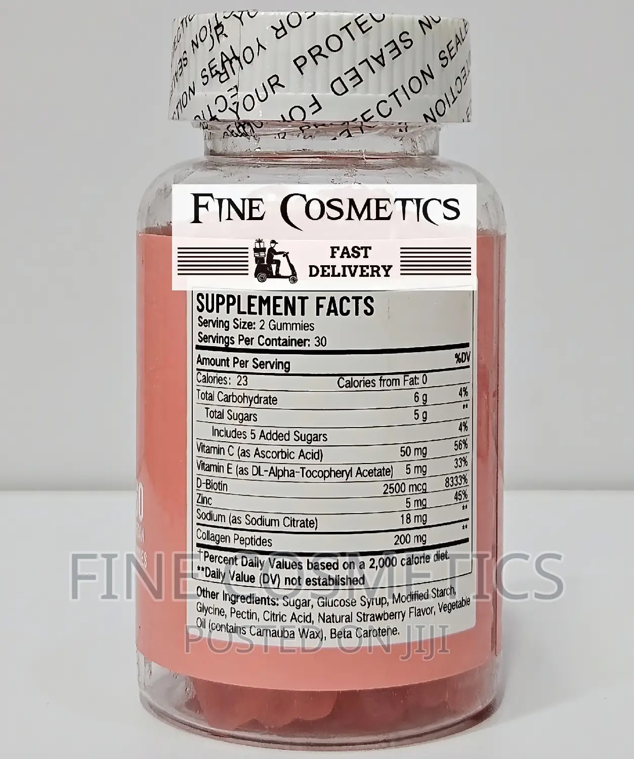 Collagen Beauty Booster Gummies With Biotin and Vitamin C.