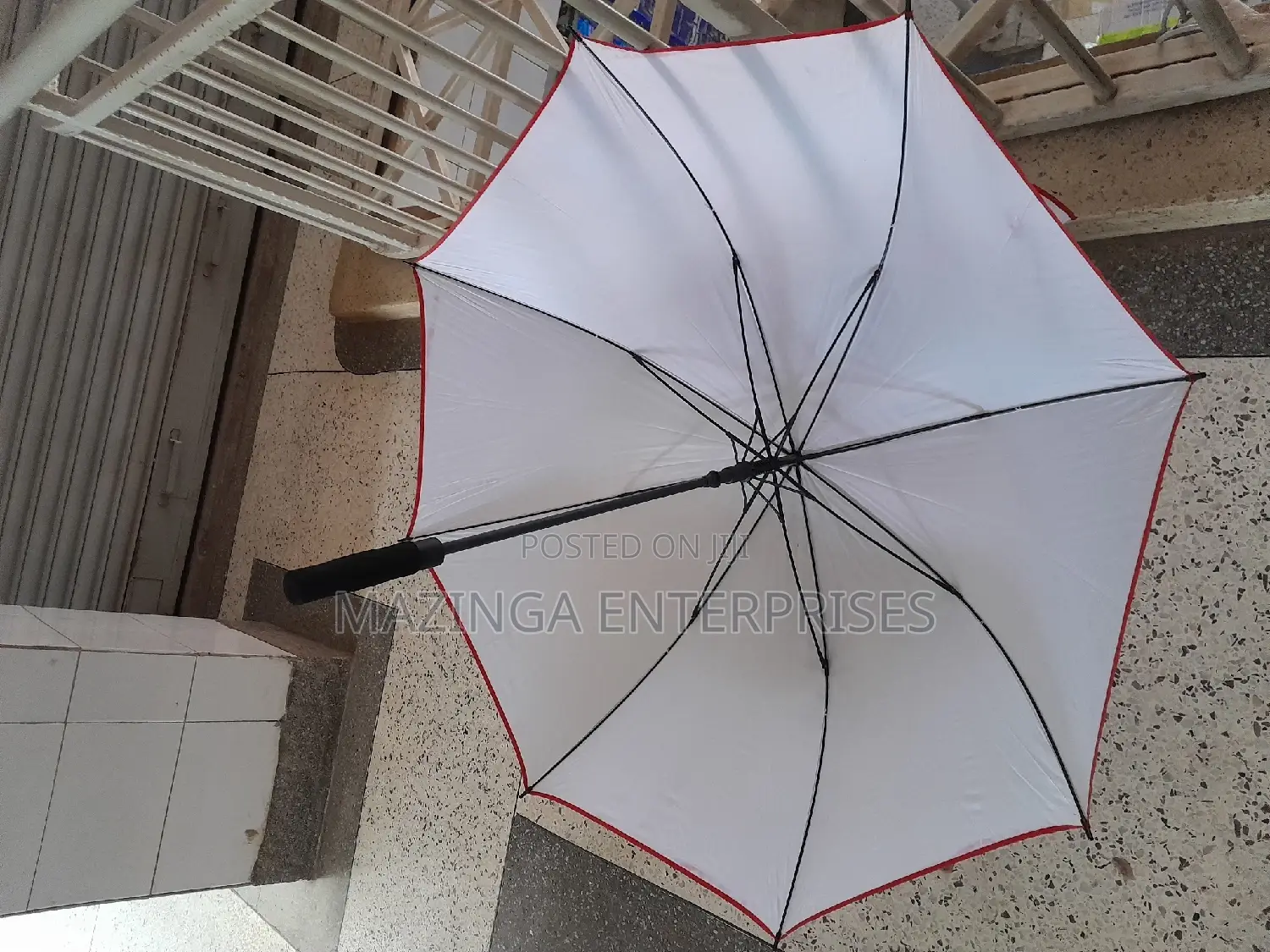 White Handheld Portable Umbrella(Good for Branding)
