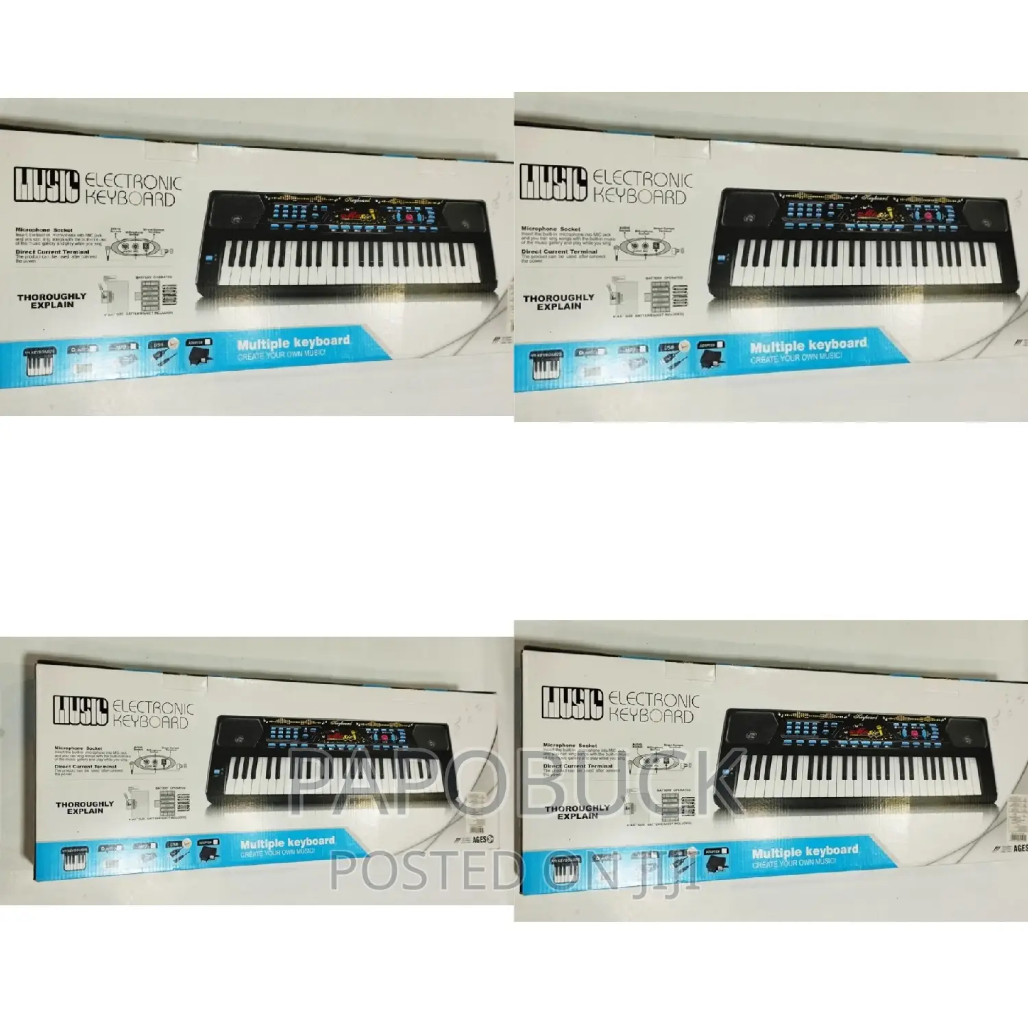 Kids Learning Electronic Keyboard/Piano