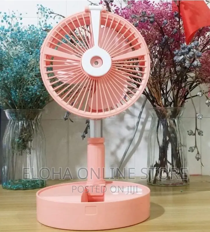 Folding Rechargeable Table Fan