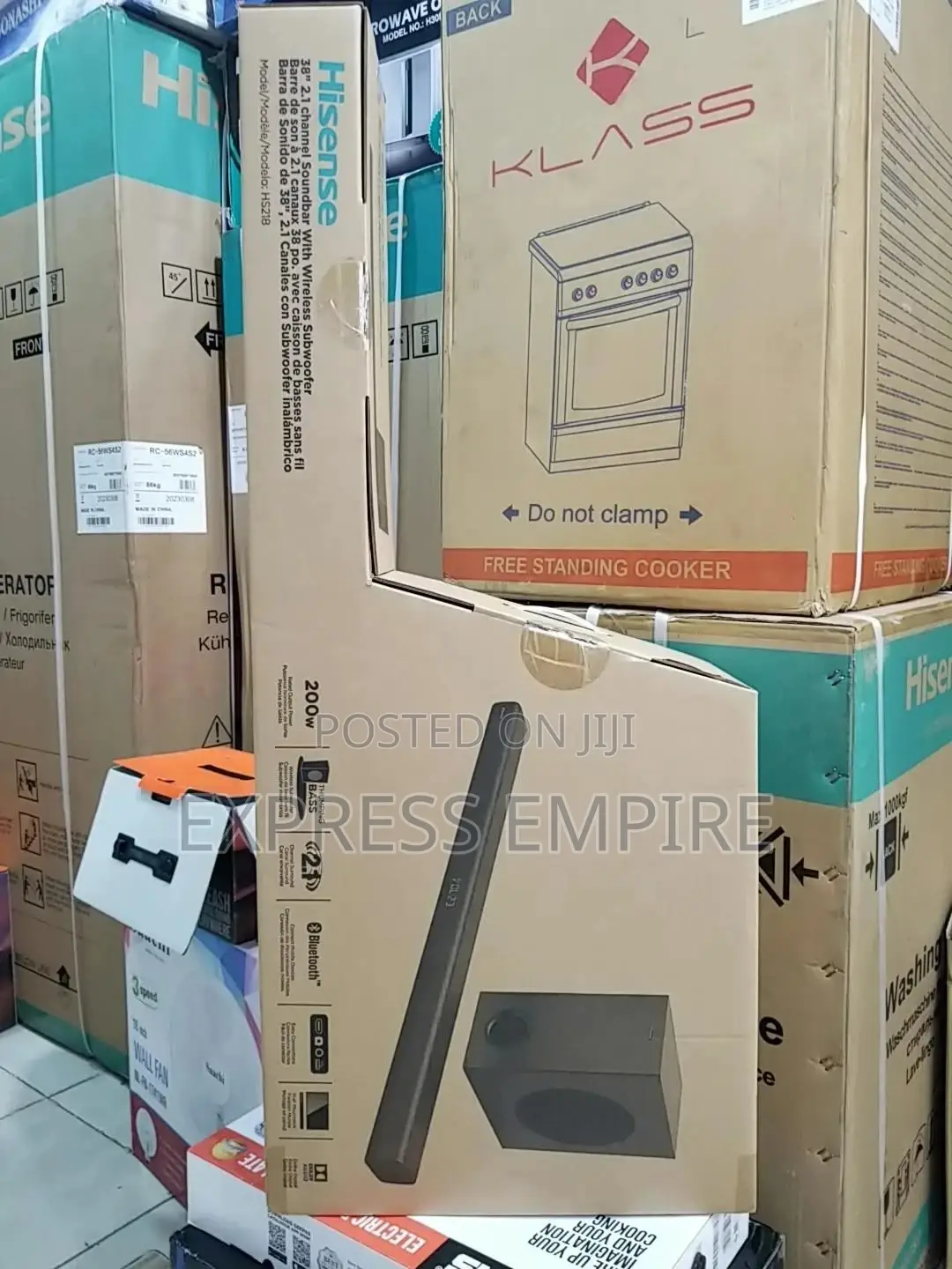 Hisense 38" 2.1 Hs218 Sound Bar With Wireless Subwoofer