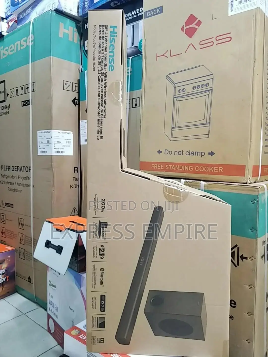Hisense 38" 2.1 Hs218 Sound Bar With Wireless Subwoofer
