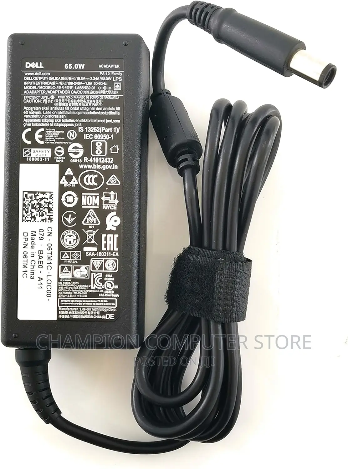 Dell Big Pin 65 Watt 19.5V~3.34A AC Adapter Charger
