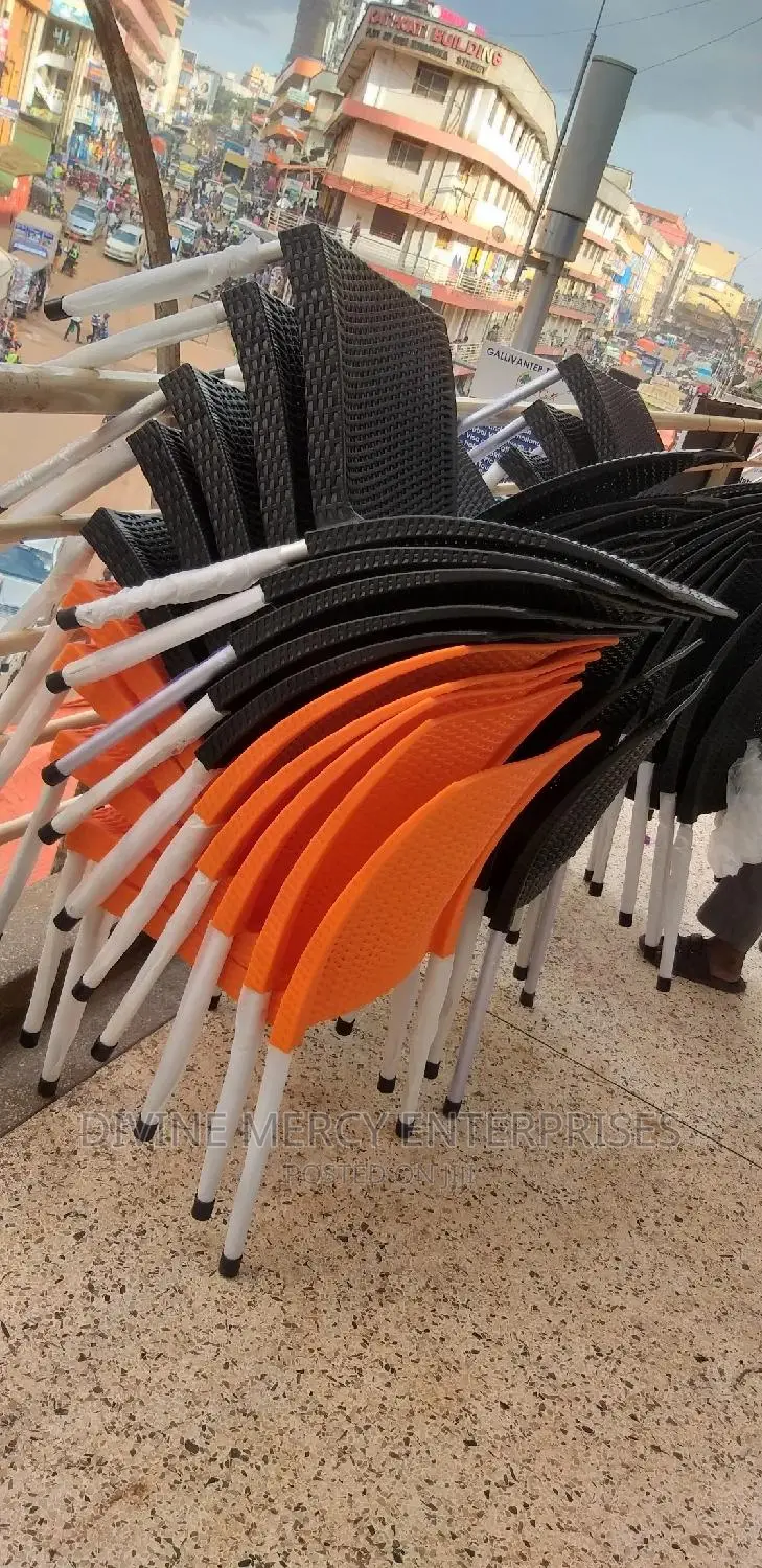 Steel Leg Armless Chair