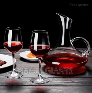 Wine Decanter Set With 6 Wine Glasses